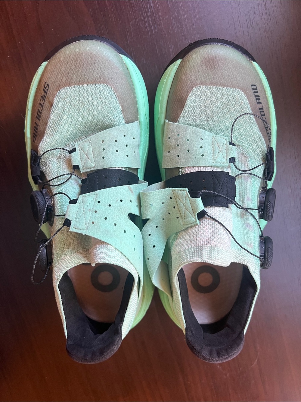 Speedland GS:PDX mint green trail running shoes with BOA size 8 - Picture 2 of 7
